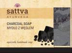 Sattva Mydło Z Węglem Soap Charcoal 125G