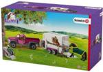 Schleich Horse Club Półciężarówka z koniem i przyczepą 42346