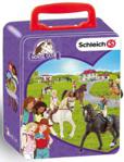 Schleich Klein Blaszany Kuferek Konie