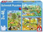 Schmidt Puzzle 3X48El. Na Farmie G3