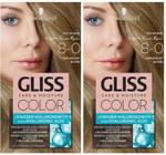 Schwarzkopf Gliss Color Farba do włosów 8-0 Naturalny Blond x2