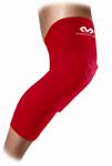 Ściągacz na kolano McDavid HEX Extended Leg Sleeves - 2 sztuki - czerwony