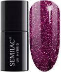 Semilac 343 Shimmer Violet Lakier Hybrydowy 7ml