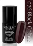 Semilac Lakier Hybrydowy 076 Black Coffe 7ml