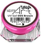 Semilac Uv Gel Semi Art Żel do Zdobień Brown 005 Brown 5ml