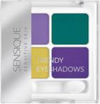 sensique sensitive skin poczwórne cienie do powiek trendy eyeshadows 118 turquoise lagoon