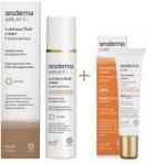 Sesderma Azelac RU Luminous Fluid Cream + C-VIT Eye Contour Cream ZESTAW Emulsja rozświetlająca SPF50 50ml + Krem pod oczy 15ml