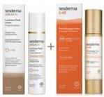 Sesderma Azelac Ru Luminous Fluid Cream + C Vit Revitalizing Gel Cream Zestaw Emulsja Rozświetlająca Spf 50 50ml + Krem Żel 50ml