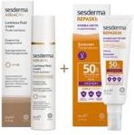 Sesderma Azelac RU Luminous Fluid Cream + Repaskin Fluido Invisible Emulsja rozświetlająca SPF 50 50ml + Krem/Żel SPF50 50ml