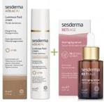 Sesderma Azelac RU Luminous Fluid Cream + Reti Age Serum Anti Aging ZESTAW Emulsja rozświetlająca SPF 50 50 ml + Serum przeciwzmarszczkowe 30 ml