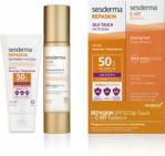 Sesderma Repaskin Silk Touch SPF 50 + C-VIT Radiance ZESTAW Krem liposomowy SPF 50 50 ml + Krem rozświetlający 50 ml