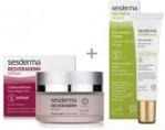 Sesderma Resveraderm Facial Cream + Eye Contour Gel Factorg Krem Przeciwstarzeniowy 50ml + Krem Pod Oczy 15ml