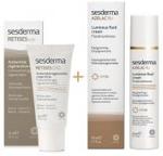 Sesderma Retises 0,5% + Azelac RU Luminous Fluid Cream Regenerujący krem przeciwzmarszczkowy 30ml + Emulsja rozświetlająca SPF 50 50ml