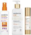 SESDERMA ZESTAW REPASKIN SPF30 Spray transparentny 200 ml + C-VIT Radiance Mleczko do ciała 250 ml + C-VIT Radiance Krem rozświetlający 50 ml