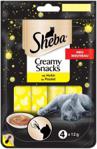 Sheba Creamy Snacks pasta Kurczak 4x12g