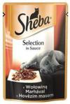 Sheba Selection z Wołowiną w sosie saszetka 85g