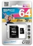 Silicon Power microSDXC 64GB Class 10 UHS-I (SP064GBSTXBU1V10-SP)