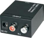 SpeaKa Professional Konwerter audio SpeaKa, sygnał cyfrowy na analogowy, SPDIF/TOSLINK => 2 x cinch