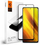 SPIGEN Glass FC Szkło Hartowane Xiaomi Poco X3 NFC / Poco X3 Pro Czarny