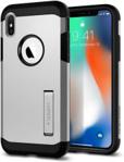 Spigen sgp Tough Armor iPhone X Srebrny