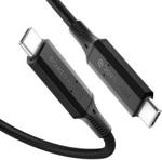 SPIGEN SPIGEN PB1800 KABEL TYPE-C PD100W/2A 1M - BLACK CZARNY (202052UNIW)