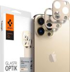 Spigen Szkło hartowane na aparat Optik Camera Lens Apple iPhone 13 Pro/13 Pro Max Gold [2 PACK]