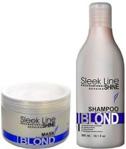 Stapiz Sleek Line Blond szampon maska 2x1000ml