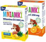 Starpharma Mniamki Wit. C 250mg 60 pastylek + Mniamki Wit. D3 500 j.m. 60 pastylek