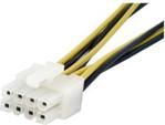 StarTech.com 15 cm 4-Pin naar 8-Pin EPS Voedingsadapter met LP4 - F/M (EPS48ADAP)