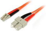 StarTech.com 2m 50/125 Multimode LC-SC Fiber Cable (50FIBLCSC2)