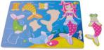 sun baby Drewniane puzzle Syrenka