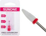 Sunone Frez ceramiczny stożek delikatny do manicure & pedicure - czerwony