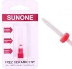 Sunone Frez ceramiczny szczelinowy delikatny do manicure & pedicure - czerwony