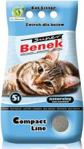 Super Benek Żwirek Piasek Bentonitowy Compact Naturalny 2X10L