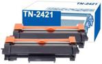 Superbulk 2X Toner Do Drukarki Brother (Zamiennik Tn2421) Dcp L2512D L2532Dw L2552Dn Czarny (BR24211)