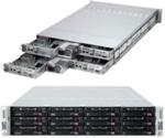 Supermicro SuperServer SYS-6027TR-H70FRF 2U Twin^2 DP 4x3-bay RED PSU (SYS-6027TR-H70FRF)