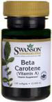 Swanson Beta Carotene Vitamin A 100 kaps.