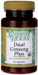 Swanson Dual Ginseng Plus 60 kaps