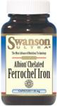 Swanson Ferrochel Iron 18mg 180 kaps.