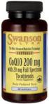 Swanson Koenzym Q10 200mg + Tokotrienole 60 kaps