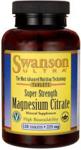 Swanson Magnesium Citrate Cytrynian magnezu 225mg 120 kaps.