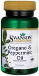 Swanson Olej oregano i olej miętowy 150mg 60 kaps.