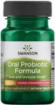 Swanson Oral Probiotic Truskawka 30 tabl do ssania