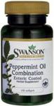 Swanson Peppermint Oil Combination 100 kaps.