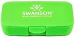 SWANSON Pill Box - Kasetka na tabletki (zielona) - 1 szt