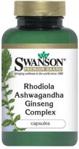 Swanson Stres Complex Rhodiola Ashwagandha Ginseng 60 kaps.