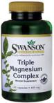 Swanson Triple Magnesium Complex 400mg 100 Kaps