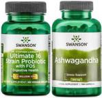 Swanson Ultimate 16 Strain Probiotic 60 Vkaps + Ashwagandha 100Kaps