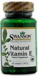 Swanson Vitamin E Naturalna 200mg 100 kaps.