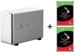 Synology DS220j 2TB (2xHDD,4x1.4GHz,512MB,2xUSB,1xLAN) (DS220JWZESTAWIE2XST1000VN002)